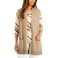 thumbnail image 1 of Karen Scott Petite Duster Vest Chestnut Heather PS, 1 of 1