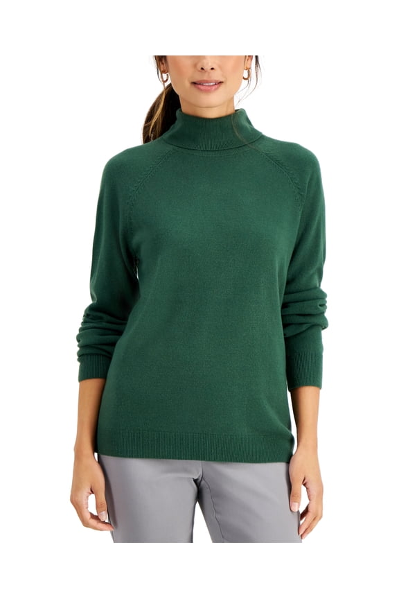 Petite Luxsoft Turtleneck Sweater Botanical PS