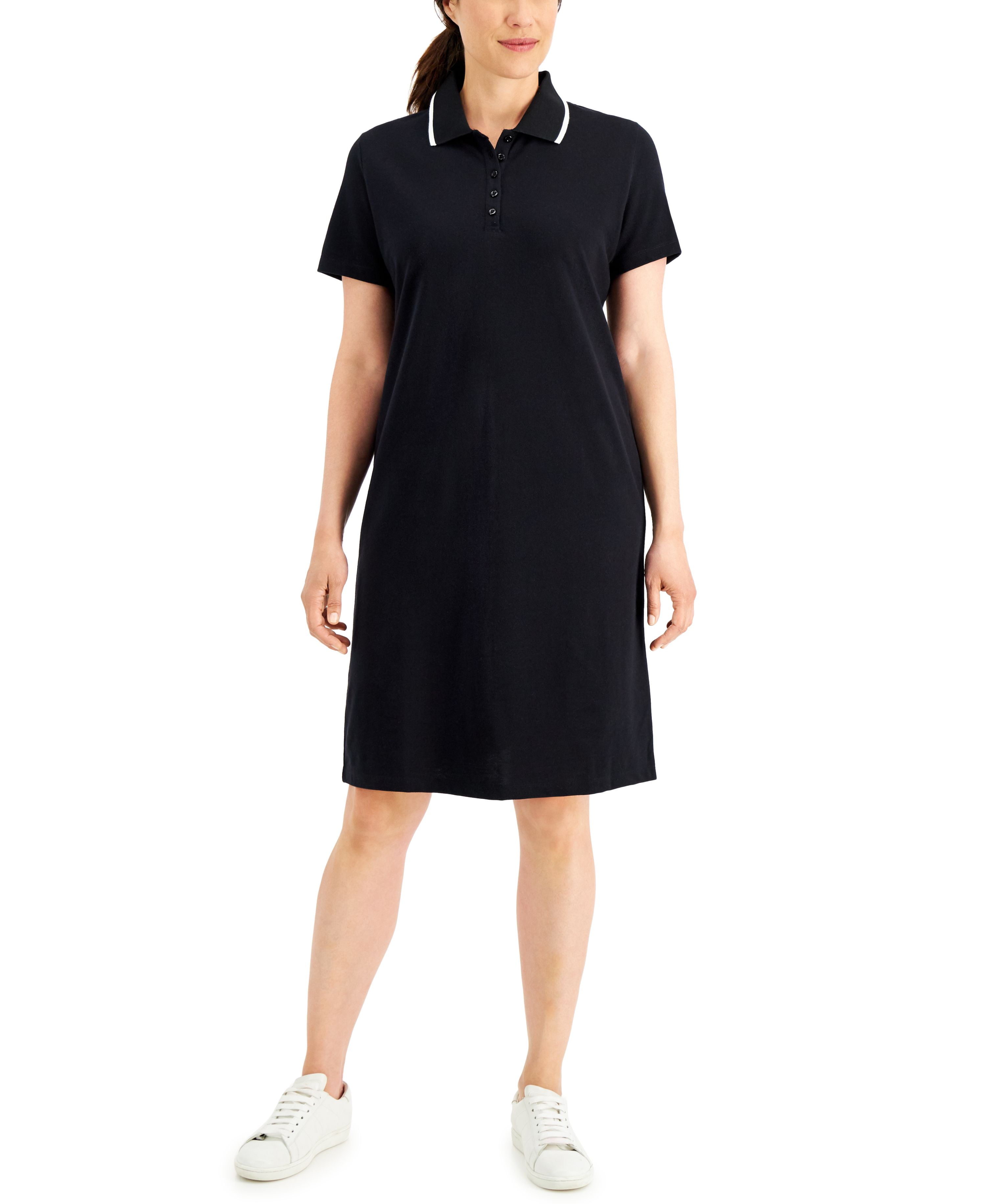 karen scott shirt dress Karen Scott Women's Short Sleeve Cotton T-shirt Dress Bright White Size M