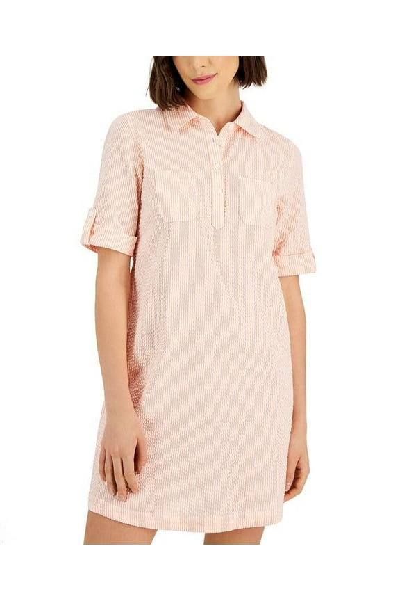 Petite Seersucker Shirtdress Combo PM