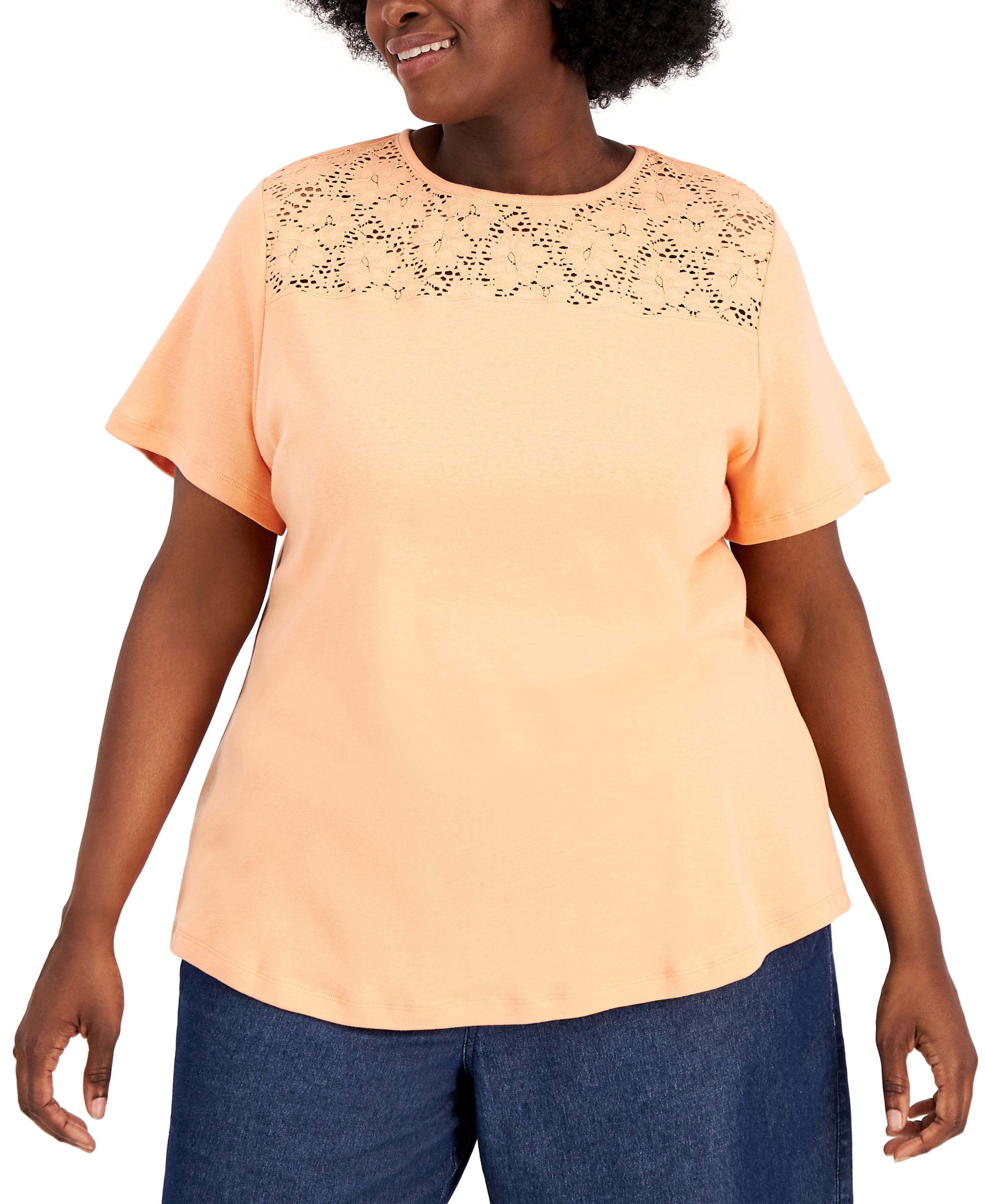 karen scott tops plus size