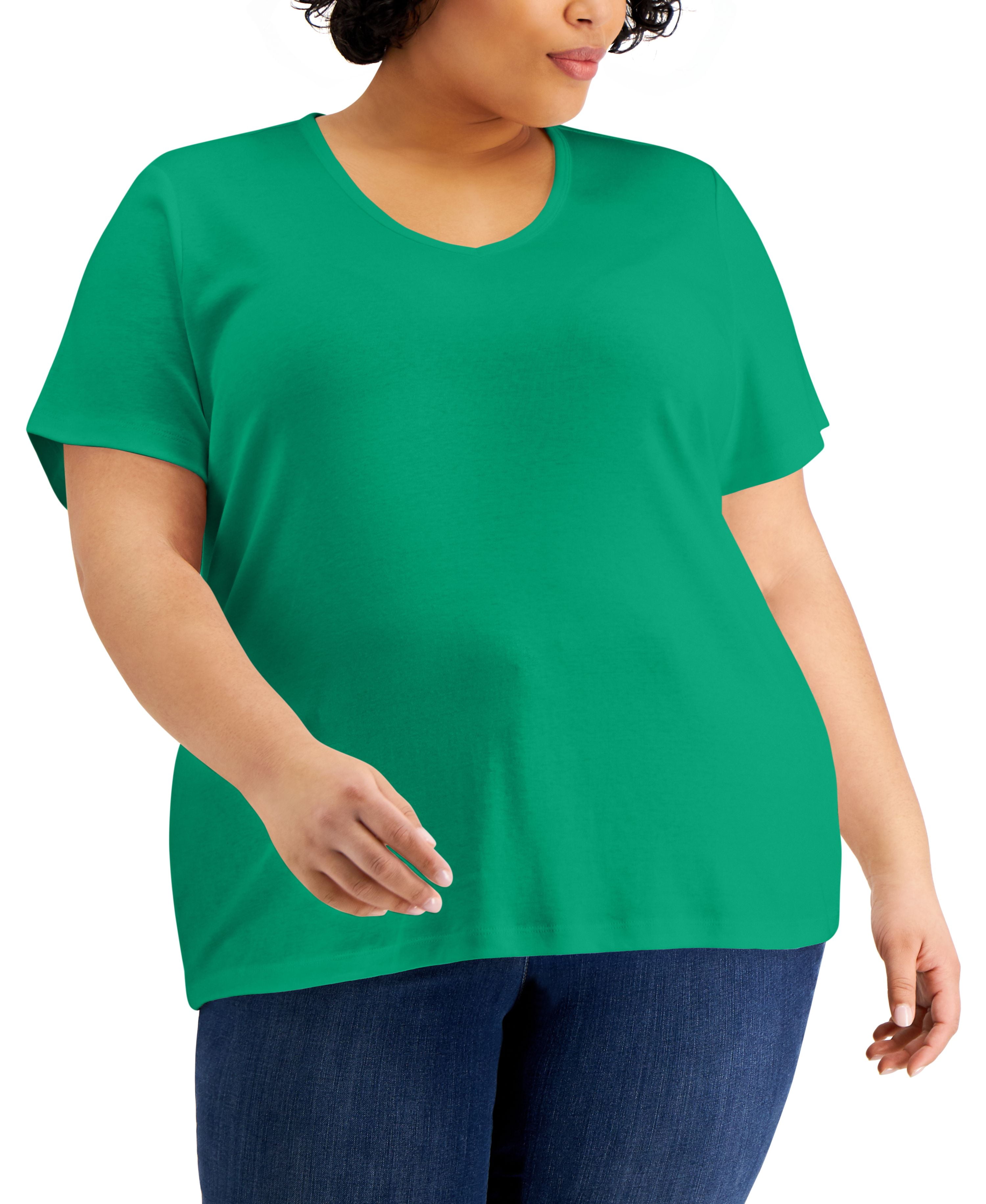 karen scott tops plus size