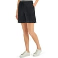 thumbnail image 1 of Karen Scott Pull On Knit Shorts Smoke Grey M, 1 of 1