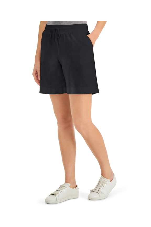 Pull On Knit Shorts Smoke Grey M