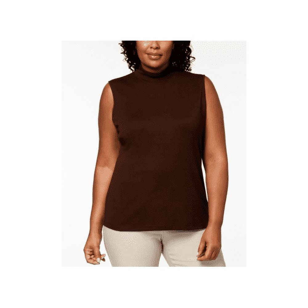 Karen scott sleeveless mock turtleneck hotsell