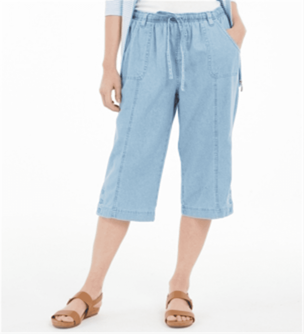 Karen scott shop denim capris