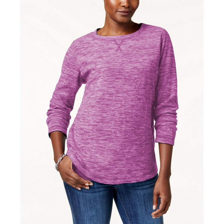 Karen scott crew neck sweatshirts sales