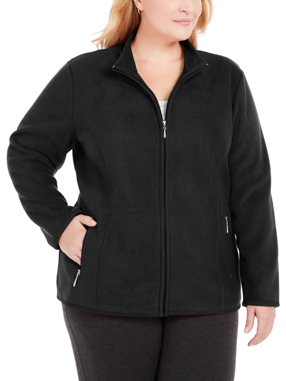 ジャケット・アウター karen Karen Scott Sport Plus Size Zipper Activewear Jacket, Zeroproof