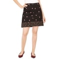 thumbnail image 1 of Karen Scott Women's Printed Skort Black Size 16, 1 of 3