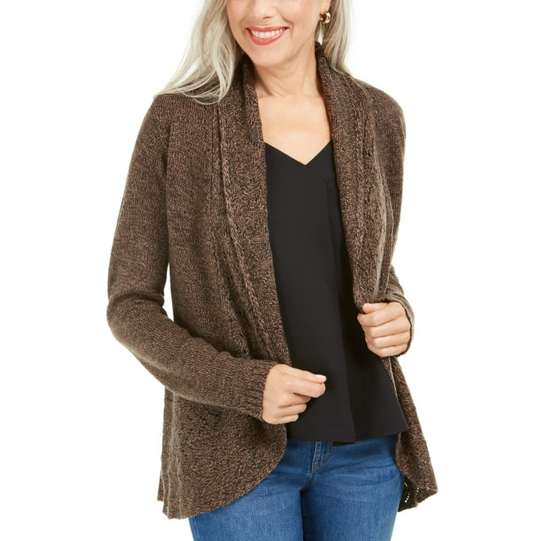 Karen scott shop shawl collar sweater