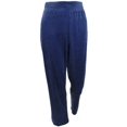 thumbnail image 1 of Karen Scott Women's Sport Velour Pants (S, Navy), 1 of 3