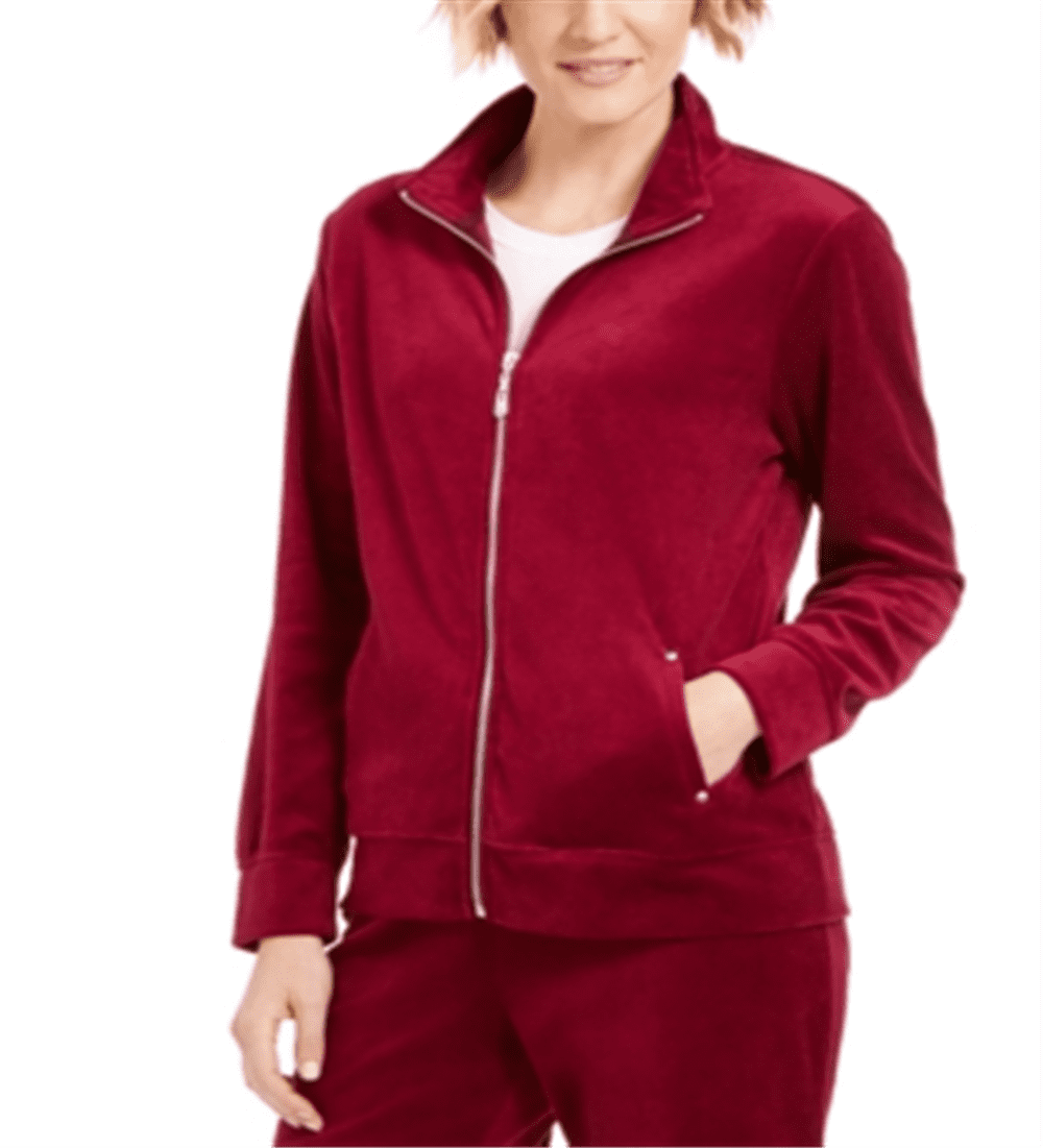 Karen scott store velour jackets