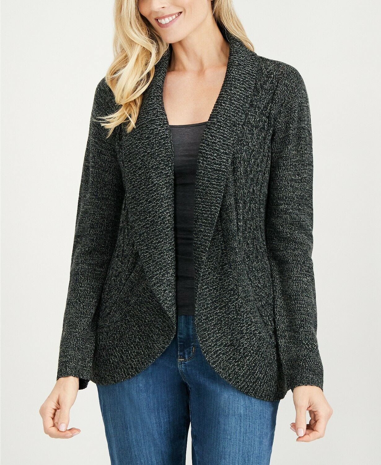 Karen scott top black cardigan