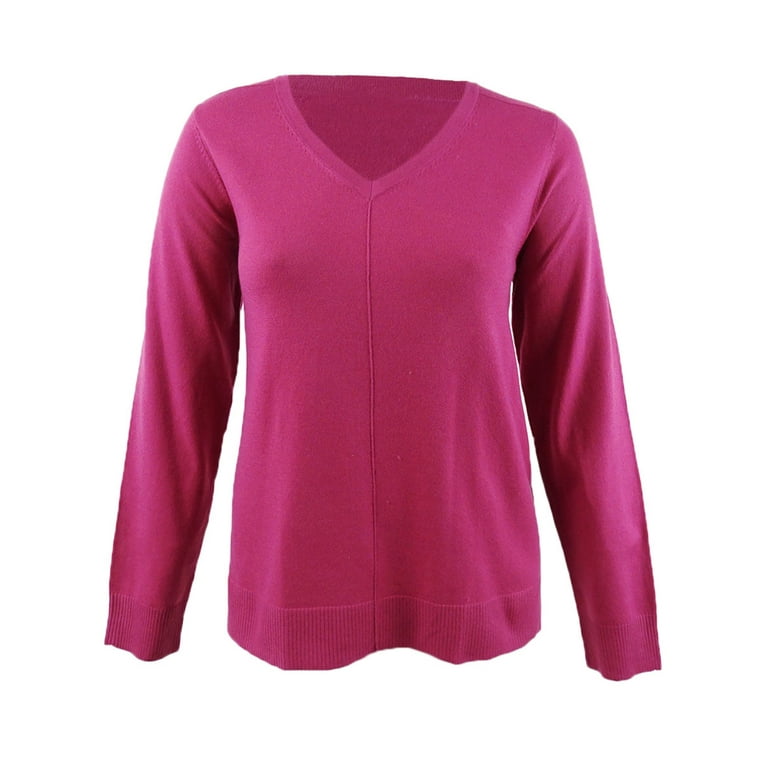 Karen scott hot sale v neck sweater