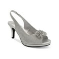 thumbnail image 1 of Karen Scott Womens Breena Embellished Textured Heel Sandals, 1 of 3