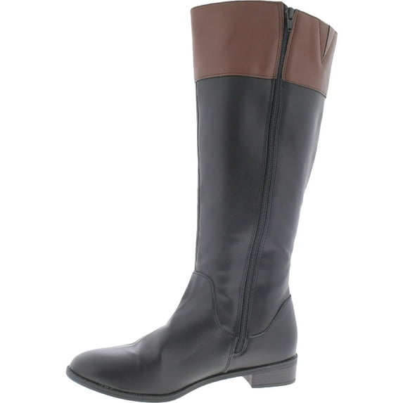 Karen Scott Womens Deliee 2 Belted Knee-High Riding Boots