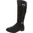 thumbnail image 1 of Karen Scott Womens Deliee 2 Faux Leather Two Tone Riding Boots, 1 of 5