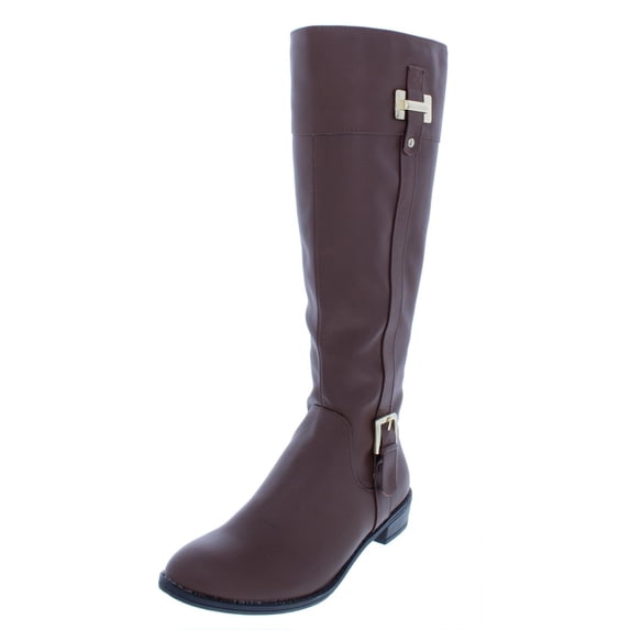 Karen Scott Womens Deliee Solid Round Toe Mid-Calf Boots
