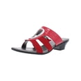 thumbnail image 1 of Karen Scott Womens Engle Leather Strappy Wedge Sandals, 1 of 2