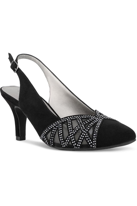 Womens Gillis Buckle Slip On Pumps