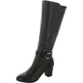 thumbnail image 1 of Karen Scott Womens Isabell  Faux Leather Pull On Knee-High Boots, 1 of 3