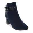 thumbnail image 1 of Karen Scott Womens Ivvy Faux Suede Almond Toe Ankle Boots, 1 of 5