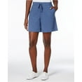 thumbnail image 1 of Karen Scott Womens Knit Drawstring Shorts Bright White Large, 1 of 2