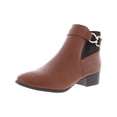 thumbnail image 1 of Karen Scott Womens Nadine Faux Leather Ankle Ankle Boots, 1 of 3