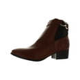 thumbnail image 1 of Karen Scott Womens Nadine Faux Leather Block Heel Ankle Boots, 1 of 3