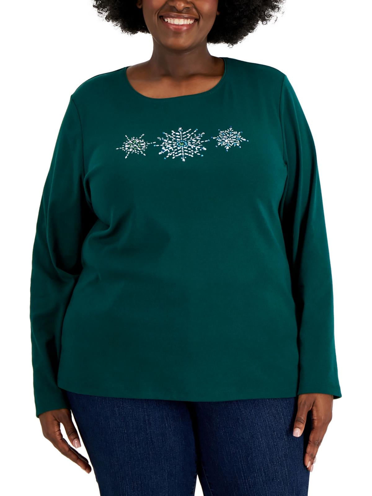 karen scott tops plus size