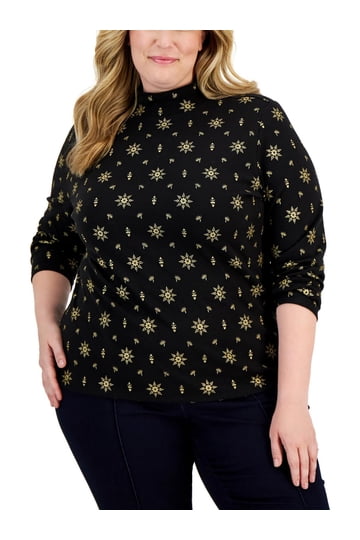 Pull Col Roulé Imitation Karen Scott Rouge - Taille L - Occasion Très Bon état