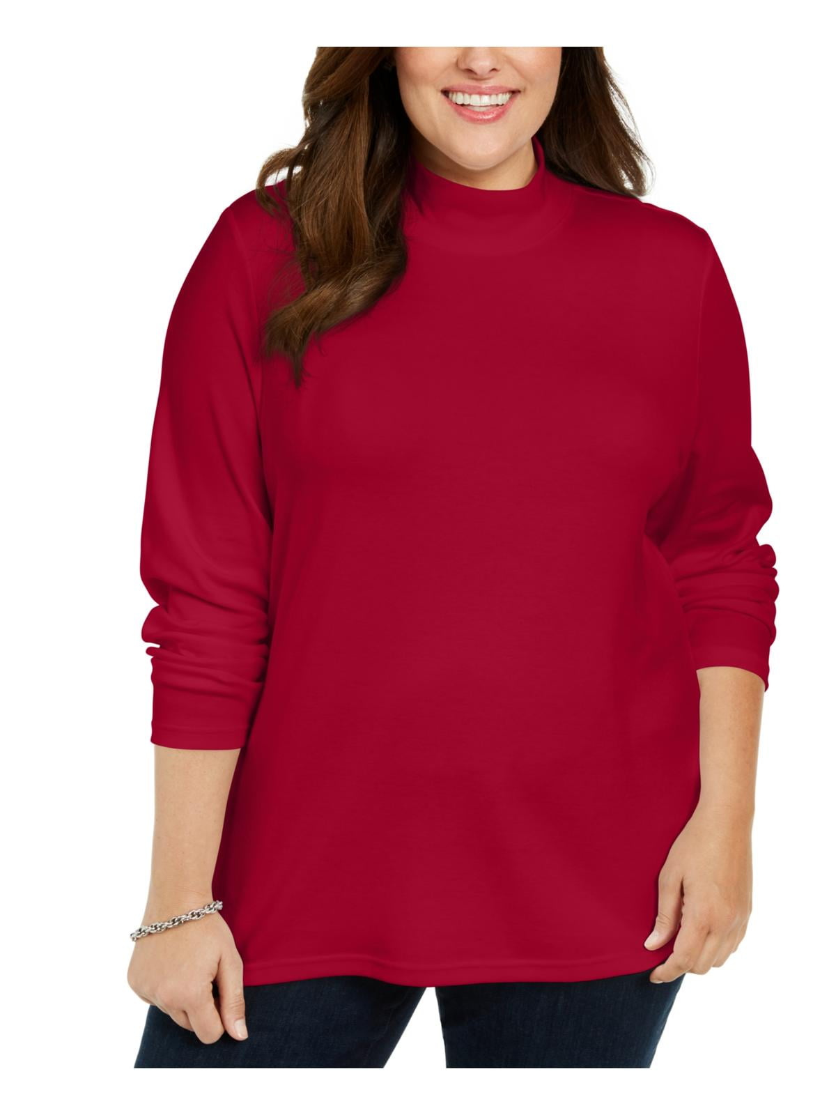 Karen scott mock neck on sale sweater