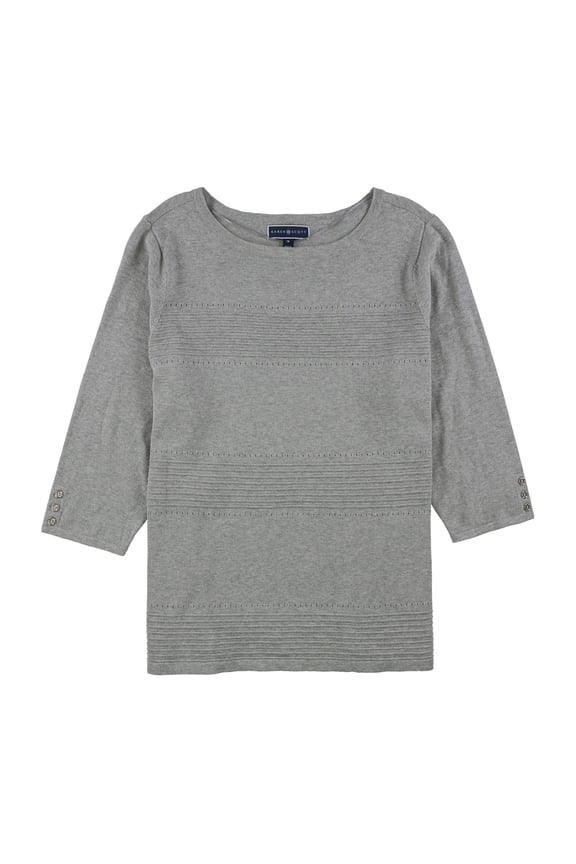 Womens Pointelle Pullover Sweater