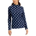 thumbnail image 1 of Karen Scott Womens Printed Long Sleeve Pullover Top, 1 of 2