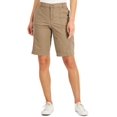 thumbnail image 1 of Karen Scott Womens Utility Pocket Shorts Brass Iron 6, 1 of 1