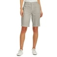 thumbnail image 1 of Karen Scott Womens Utility Pocket Shorts Stonewall 6, 1 of 1