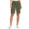 thumbnail image 1 of Karen Scott Womens Utility Pocket Shorts Winter Moss 8, 1 of 1