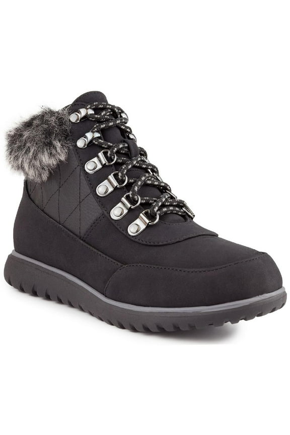 Womens Wanona Faux Suede Bootie Ankle Boots