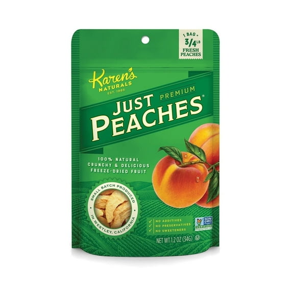 Karen's Naturals Just Peaches 1.2 oz Pack of 4
