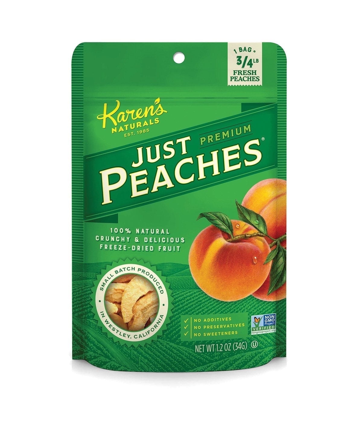 Karen's Naturals Just Peaches 1.2 oz
