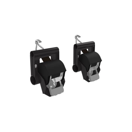 Kargo Master 31493 Retractable Ratchet Straps with Pro III Mount Brackets