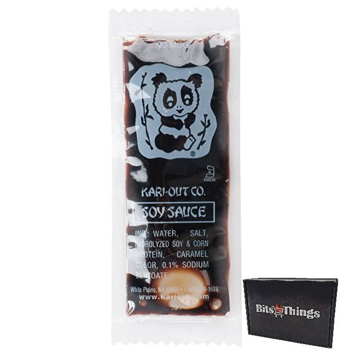 Kari-Out Soy Sauce 8 Gram Portion Packet - Pack of 100