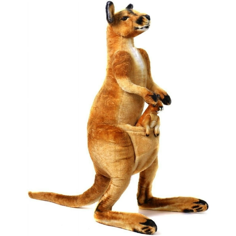 Tiger Tale Toys Large Kari the Kangaroo and Joey 3 Foot Stuffed Animal Plush Roo for Kids Ships from Texas Walmart