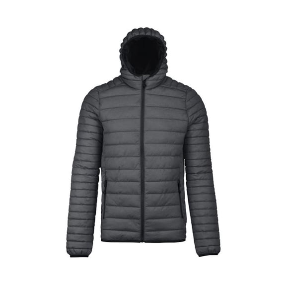 Kariban Mens Lightweight Hooded Down Jacket