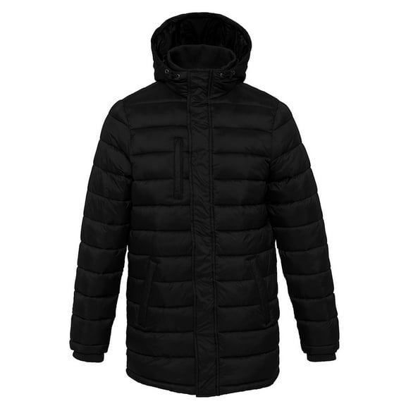Kariban Mens Lightweight Long Padded Parka Jacket