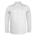 thumbnail image 1 of Kariban Mens Long Sleeve Mandarin Collar Shirt, 1 of 3