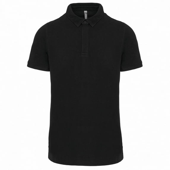Kariban Mens Piqué Stud Front Polo Shirt