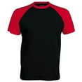 thumbnail image 1 of Kariban Mens Short Sleeve Baseball T-Shirt, 1 of 4