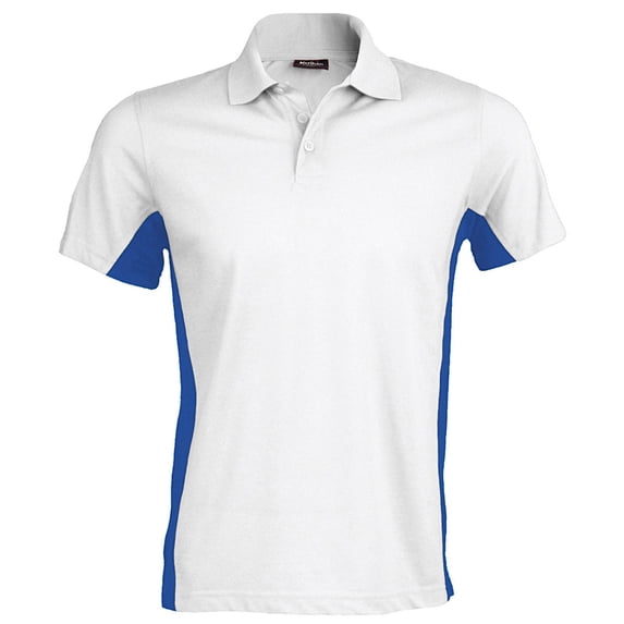 Kariban Mens Short Sleeve Flag Polo Shirt (Dual Color)