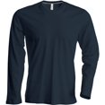 thumbnail image 1 of Kariban Mens Slim Fit Long Sleeve Crew Neck T-Shirt, 1 of 4
